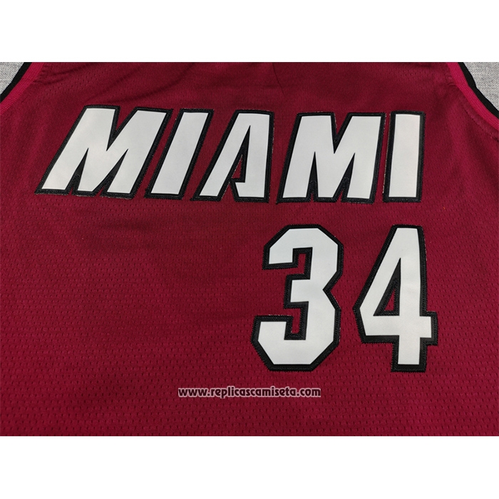 Camiseta Miami Heat Giannis Antetokounmpo NO 34 Statement Rojo